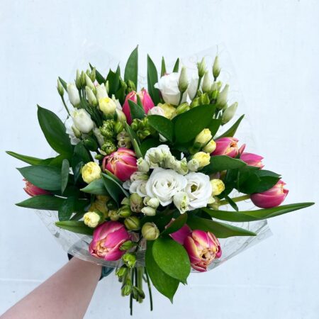 spring-bouquet-of-tulips-spray-carnations-and-lisianthus